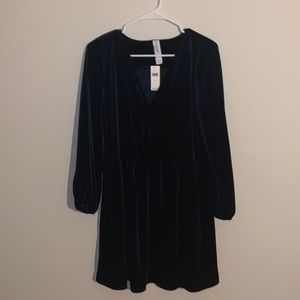 NWT Amadi by Anthropologie Greta Velvet Tunic Dress